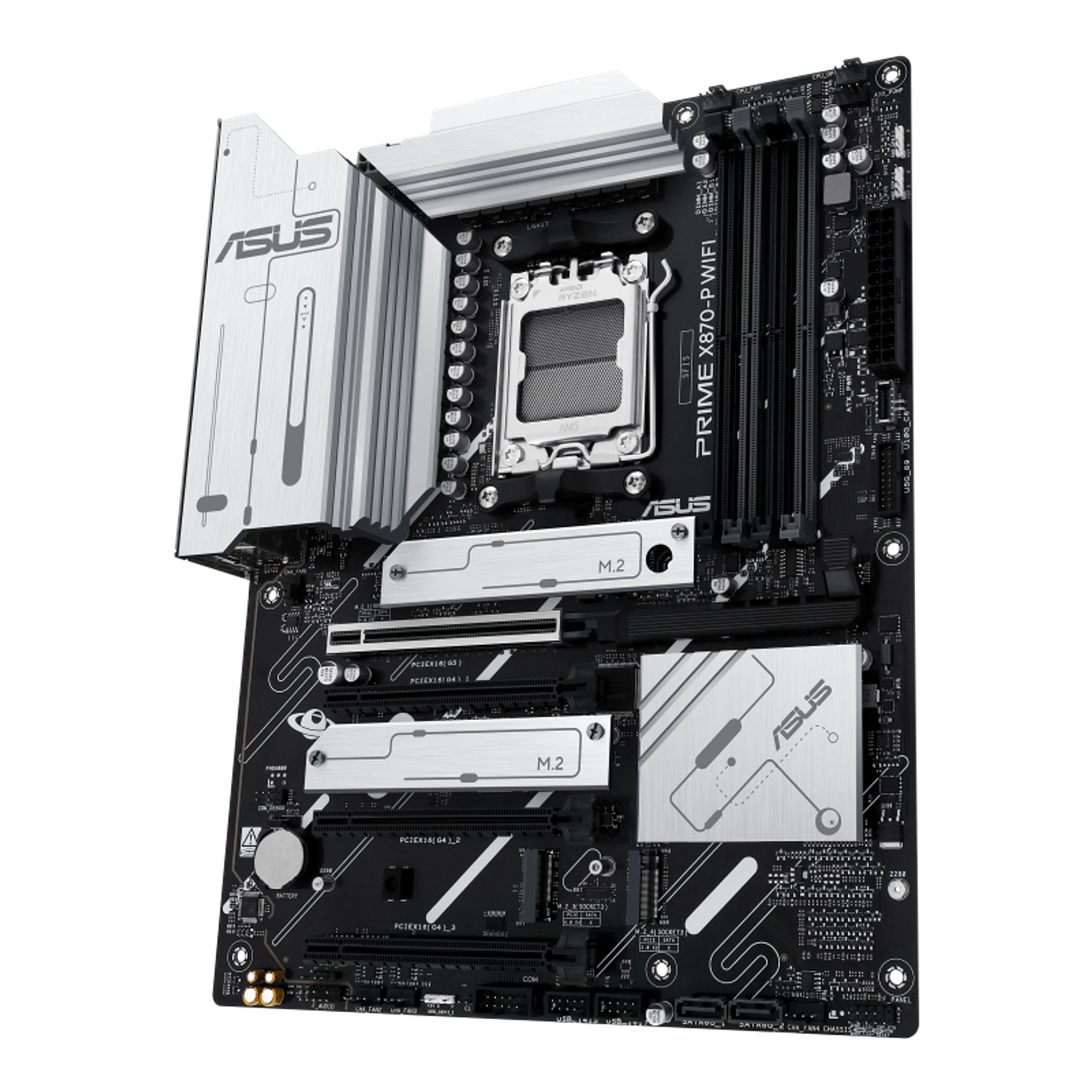 ASUS PRIME X870-P WIFI Placa Madre ATX Socket AM5 Con Chipset AMD X870 4