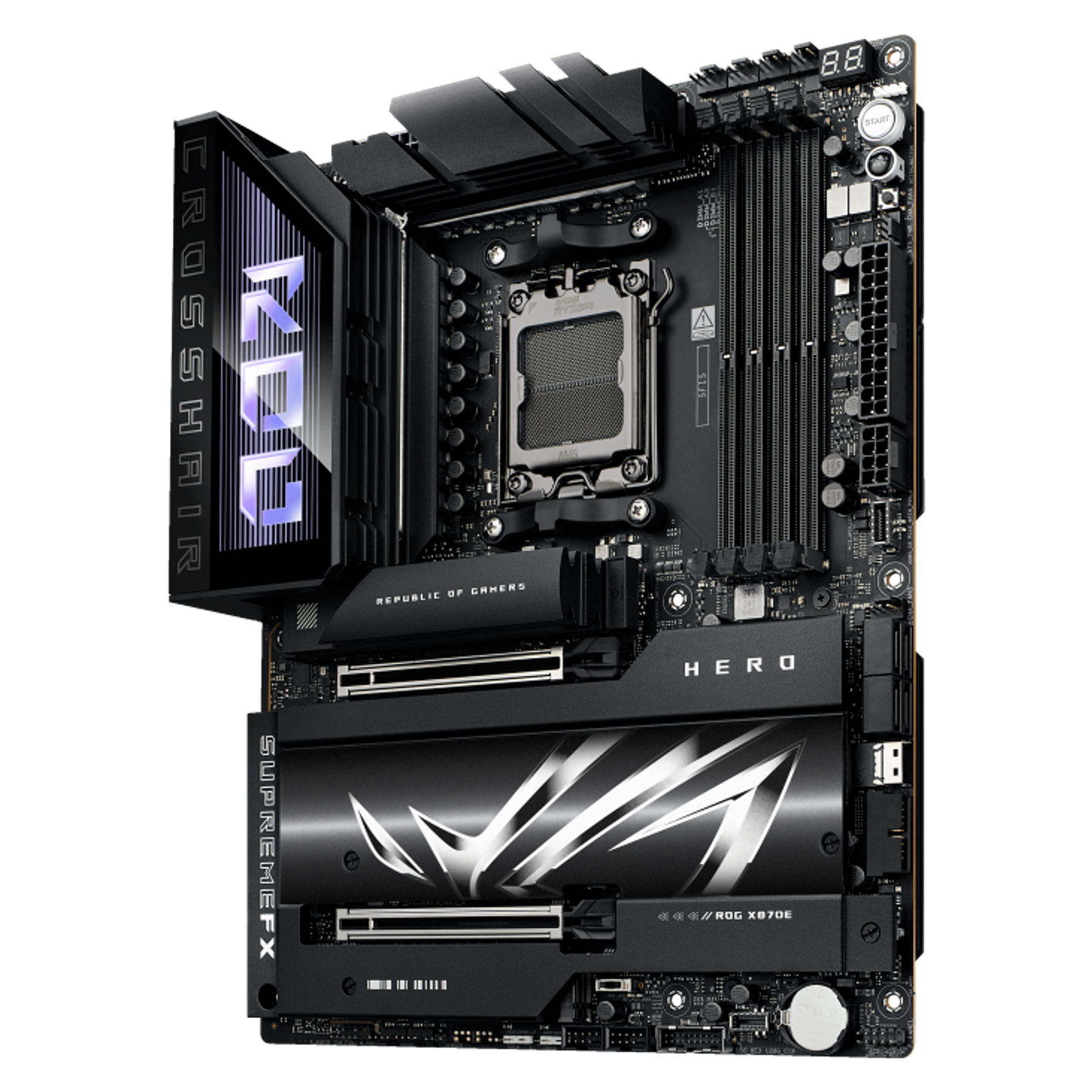 ASUS ROG Crosshair X870E Hero Placa Madre Gamer WiFi AM5 DDR5