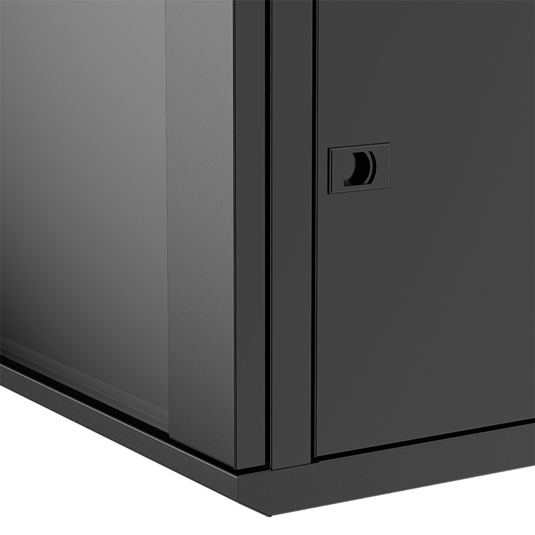 Nexxt Solutions NEC-F4U66B Gabinete 4U Montaje Pared 600x600mm