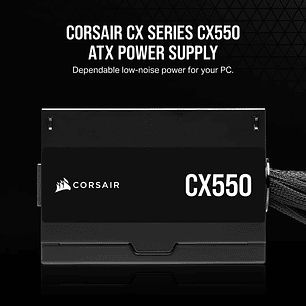 Corsair Fuente de Poder CX550 80Plus Bronze 