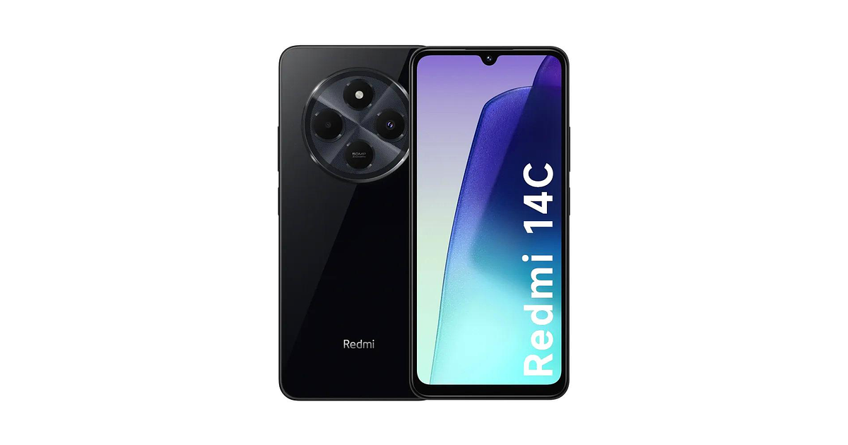 Xiaomi Redmi 14C Celular 4GB RAM + 128GB Color Negro