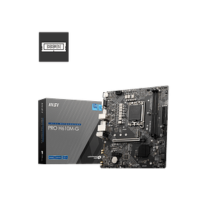 MSI Placa Madre Pro H610M-G WiFi DDR5 BULK Socket LGA 1700  PCIe 4.0