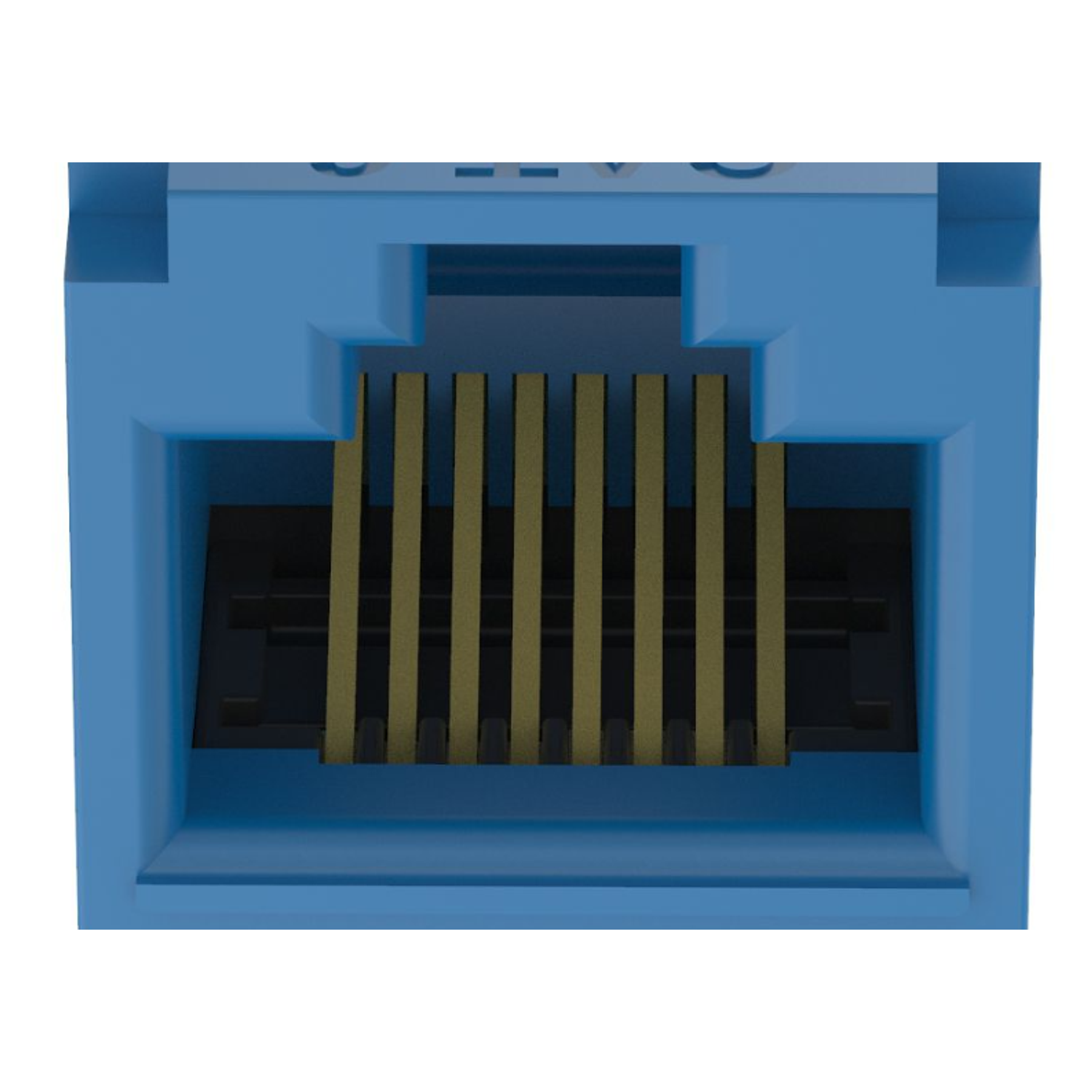 Panduit Módulo de Ficha con Terminación TG Mini-Com UTP RJ45 Categoría 6, Azul 4