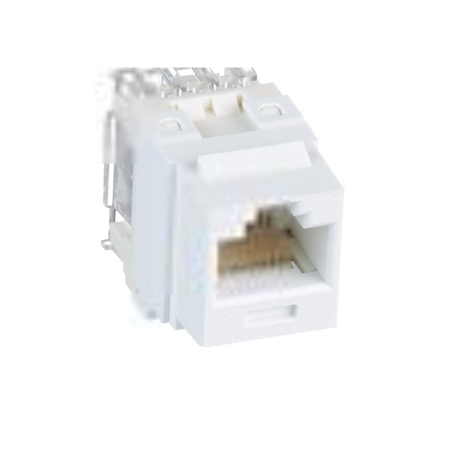 Panduit Módulo de Ficha Keystone Tipo Punchdown, Categoría 6, RJ45 UTP, Blanco 1