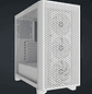 Corsair 3000D, RGB, Airflow, ATX, Vidrio Templado, 3x Ventiladores ARGB, Blanco - Miniatura 4