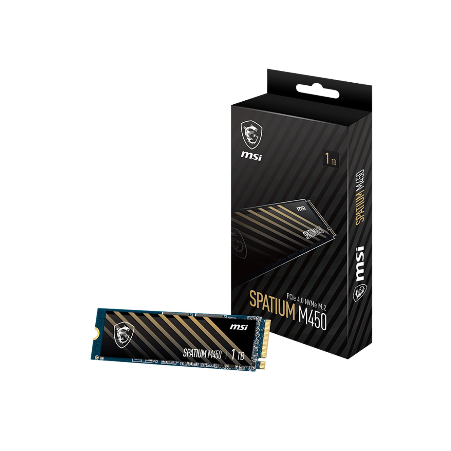 MSI SPATIUM M450 Disco SSD 1 Tb PCIe 4.0 NVMe M.2 5