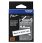 Brother HSE221E Cinta Termoretráctil 9.0mm Negro Sobre Blanco  - Miniatura 1