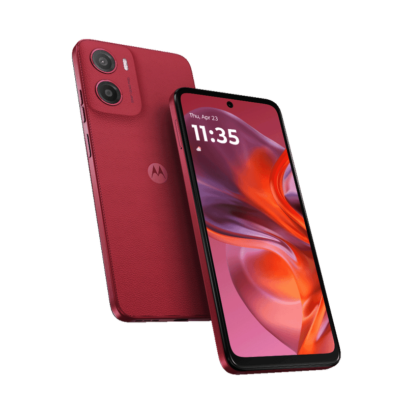 のりスター　moto g 05 Motorola Moto G05 Celular 4GB + 64GB, Color Rojo