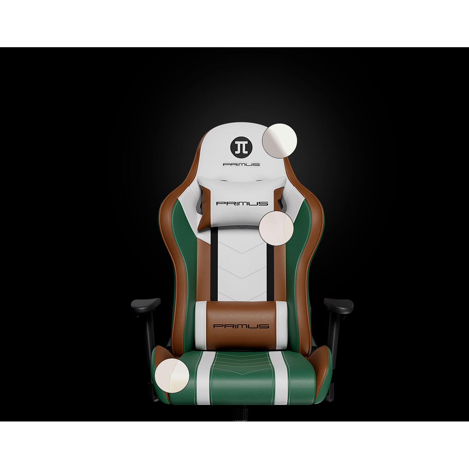 Primus Gaming Thronos 100T Silla Gamer Color Verde con Cafe 20