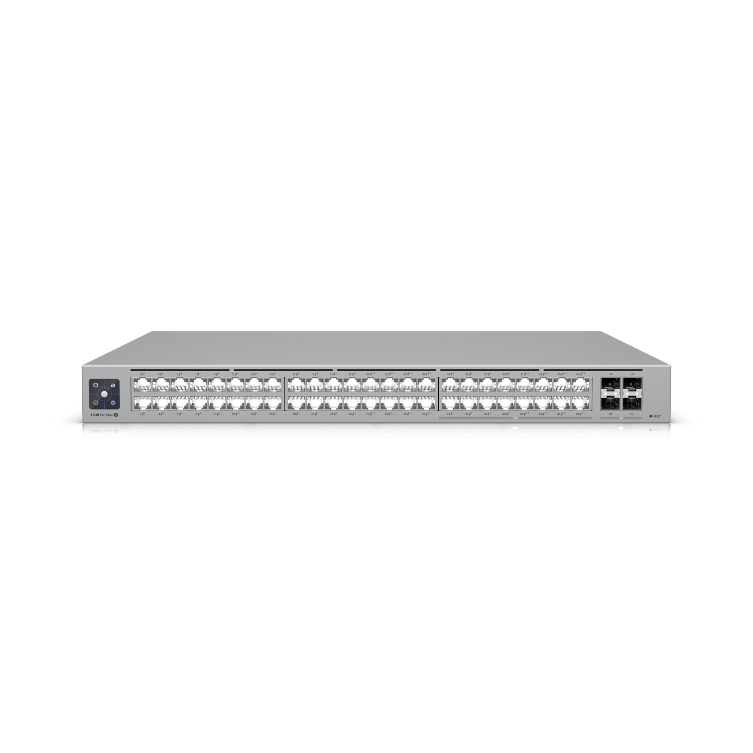 Ubiquiti USW-Pro-Max-48-PoE Switch 48 Puertos, L3, Etherlighting, PoE, 100 W 1