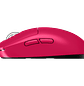 Logitech Pro X Superlight 2 Mouse Gamer Sensor Hero, 25.600dpi, Lightspeed, Color Magenta - Miniatura 3