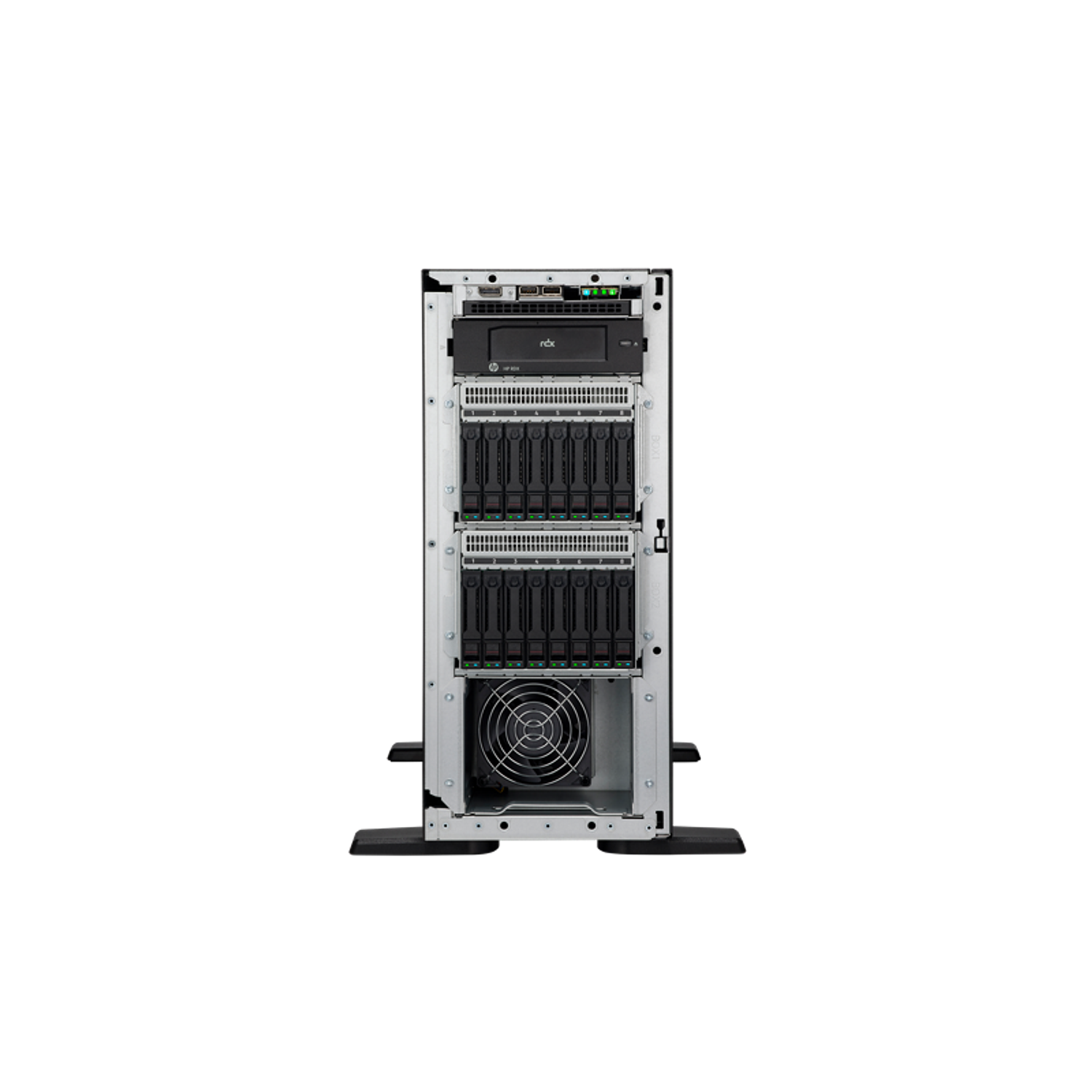 HPE ProLiant ML110 Gen11, Servidor 3408U, 1.8 GHz 8 Núcleos 1P 16 GB‑R VROC 4 LFF 4 TB, Fuente Redundante de 500 W 4