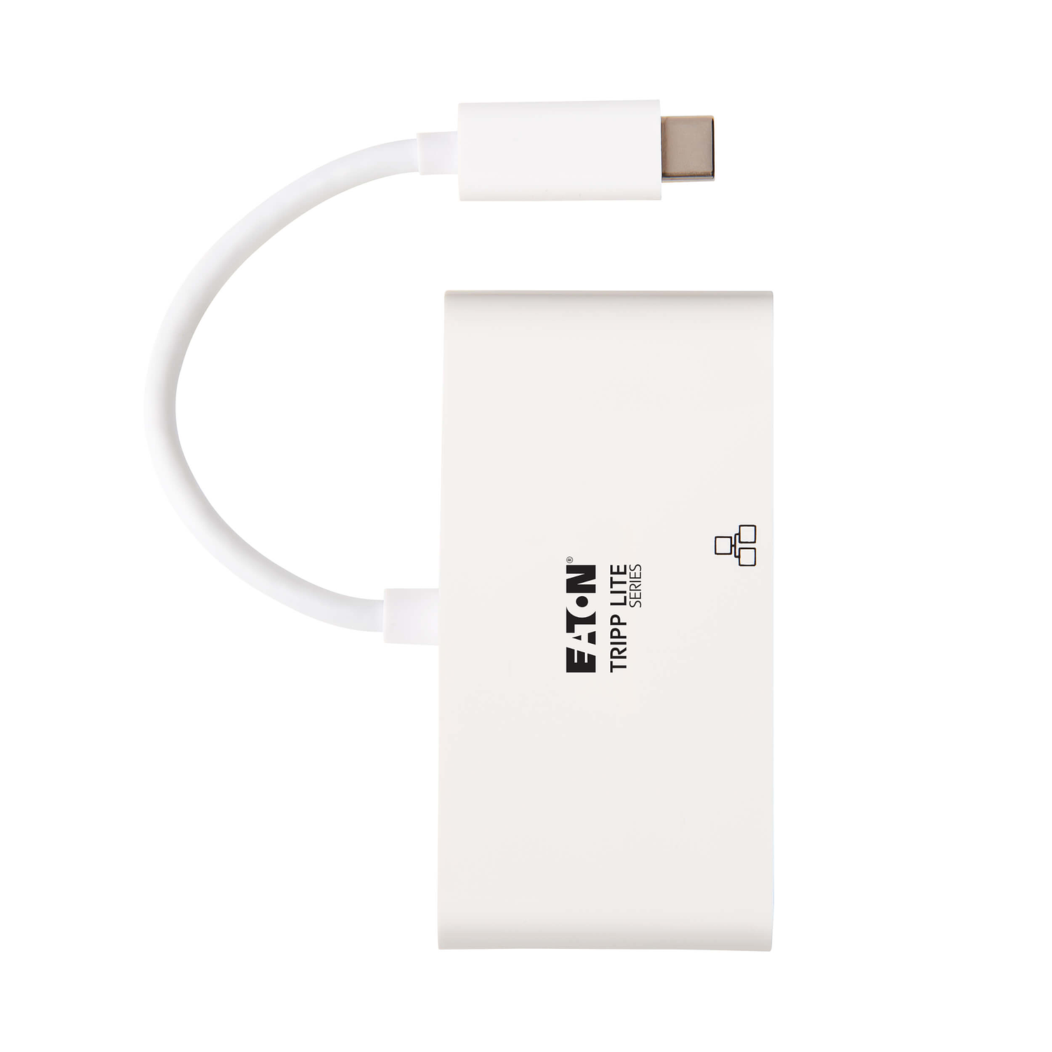 Tripp Lite Adaptador Multipuerto USB-C, 4K HDMI, Hub USB 3.x, GbE, Carga PD 60W, HDCP 3