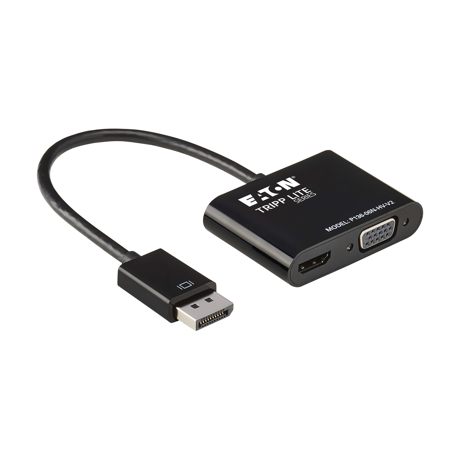 Tripp Lite Adaptador DisplayPort a VGA/HDMI, DP 1.2, 4K 30Hz 4