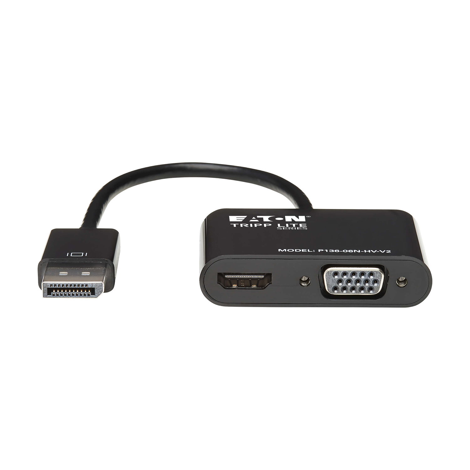 Tripp Lite Adaptador DisplayPort a VGA/HDMI, DP 1.2, 4K 30Hz 3