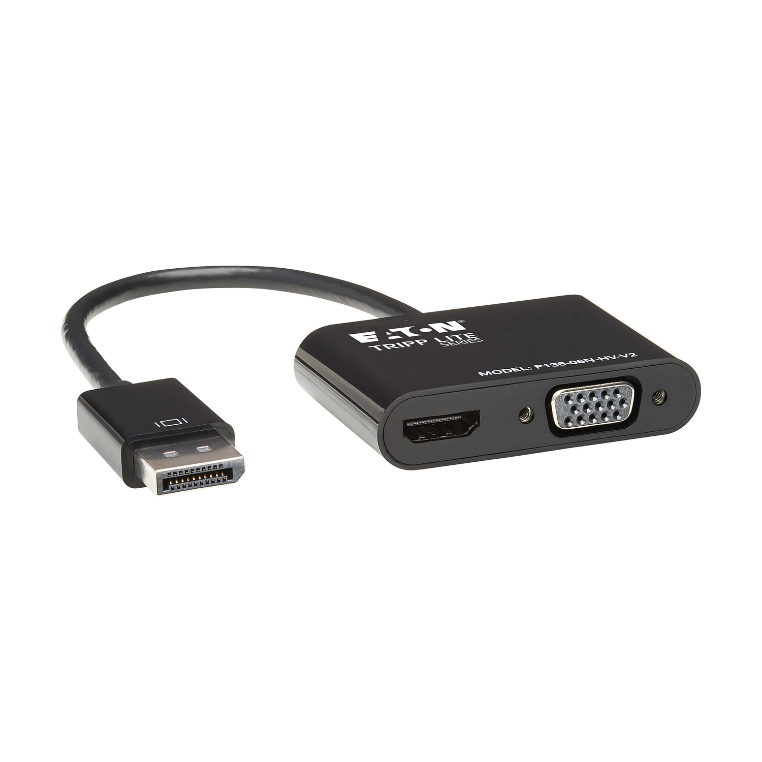 Tripp Lite Adaptador DisplayPort a VGA/HDMI, DP 1.2, 4K 30Hz 1