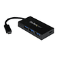 StarTech.com Hub USB 3.0 de 4 Puertos, USB-C a 1x USB-C y 3x USB-A - thumbnail 1