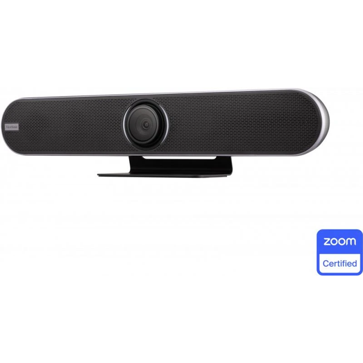 ViewSonic VB-CAM-201 Cámara de Conferencias Todo en Uno, Certificada en Zoom Rooms, 4K UHD, 121° Ángulo de Visión, Auto-Framing, Micrófono Dual y Parlantes 2