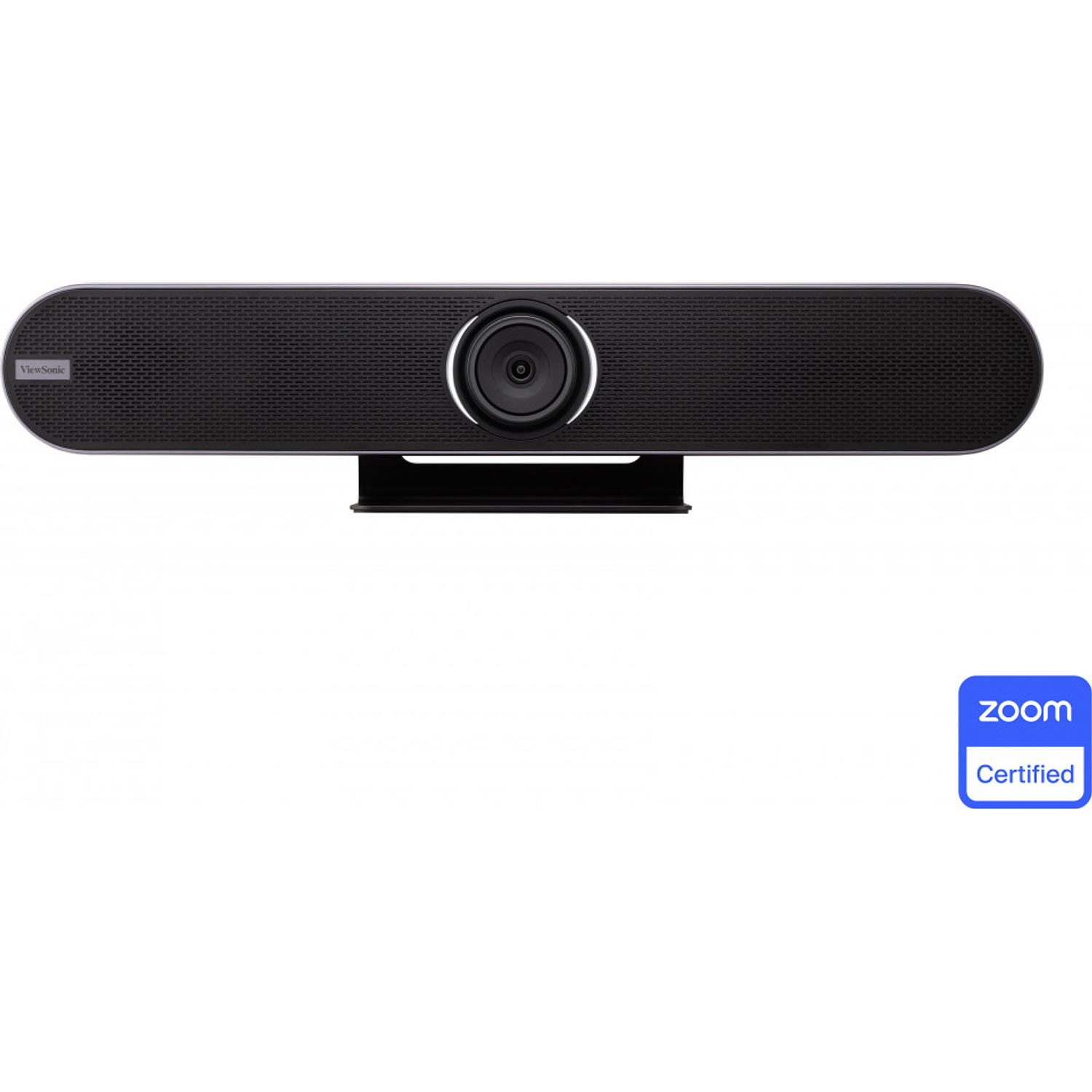 ViewSonic VB-CAM-201 Cámara de Conferencias Todo en Uno, Certificada en Zoom Rooms, 4K UHD, 121° Ángulo de Visión, Auto-Framing, Micrófono Dual y Parlantes 1