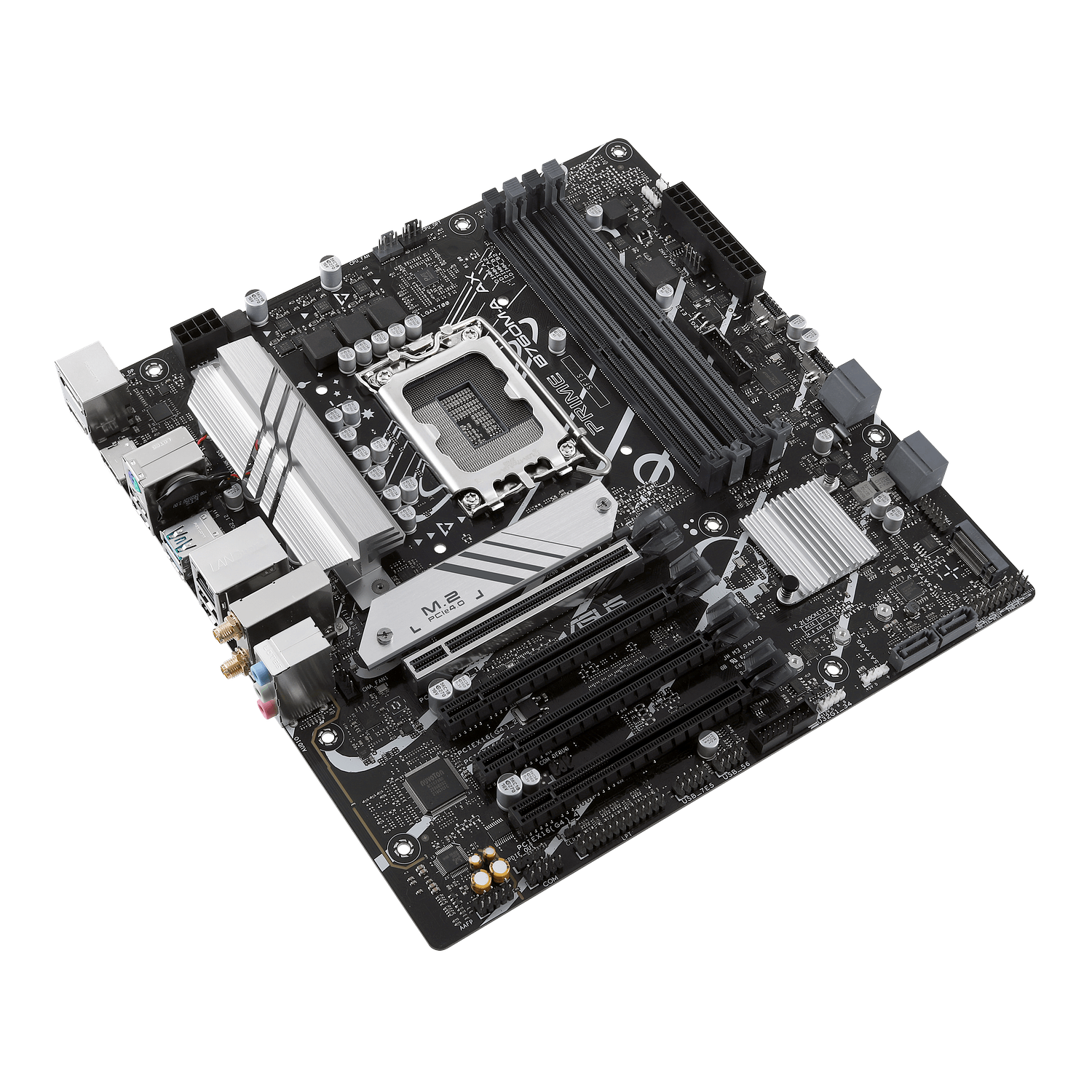ASUS PRIME B760M-A AX Placa Madre micro ATX, Socket LGA1700, B760 Chipset, USB 3.2 Gen 1/2, USB-C, 2.5Gb LAN, Wi-Fi 6 y Bluetooth 4