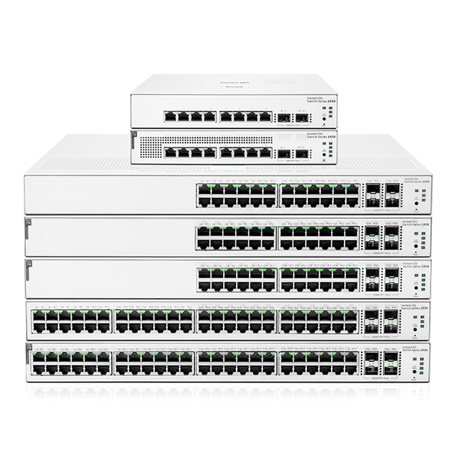 HPE JL684B Aruba Instant On 1930, Switch 24 Puertos Gigabit, 10G, 4 Ranuras SFP+, PoE, Gestión Avanzada, Montaje en Bastidor, Consumo 440.40W 4