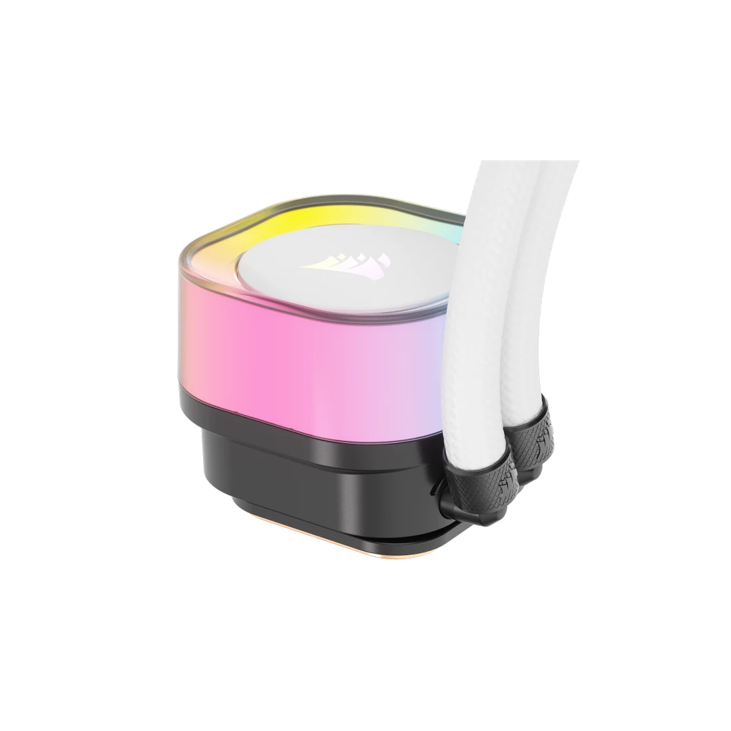 Corsair Refrigeración Líquida iCUE LINK H150i RGB AIO, 360mm, Ventiladores QX120 RGB, Compatible con Intel 1700 y AMD AM5, Blanco 8