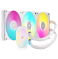 Corsair Refrigeración Líquida iCUE LINK H150i RGB AIO, 360mm, Ventiladores QX120 RGB, Compatible con Intel 1700 y AMD AM5, Blanco - Miniatura 4