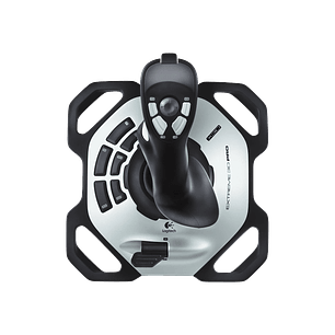 Logitech Joystick Extreme 3D Pro, Control con 12 Botones Programables y Palanca de Aceleración