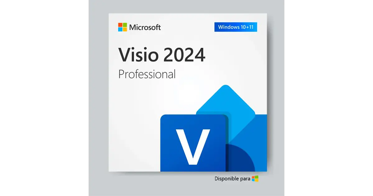 Microsoft Visio Professional 2024, Licencia Perpetua, 1 PC