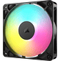 Corsair RS120 ARGB Ventilador 120mm, PWM, Iluminación RGB, Conector 4 Pines, Color Negro (Paquete de 3) - Miniatura 3