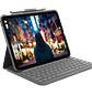 Logitech Slim Folio, para iPad 10ª Generación, Funda con Teclado Inglés, Oxford Grey - thumbnail 1