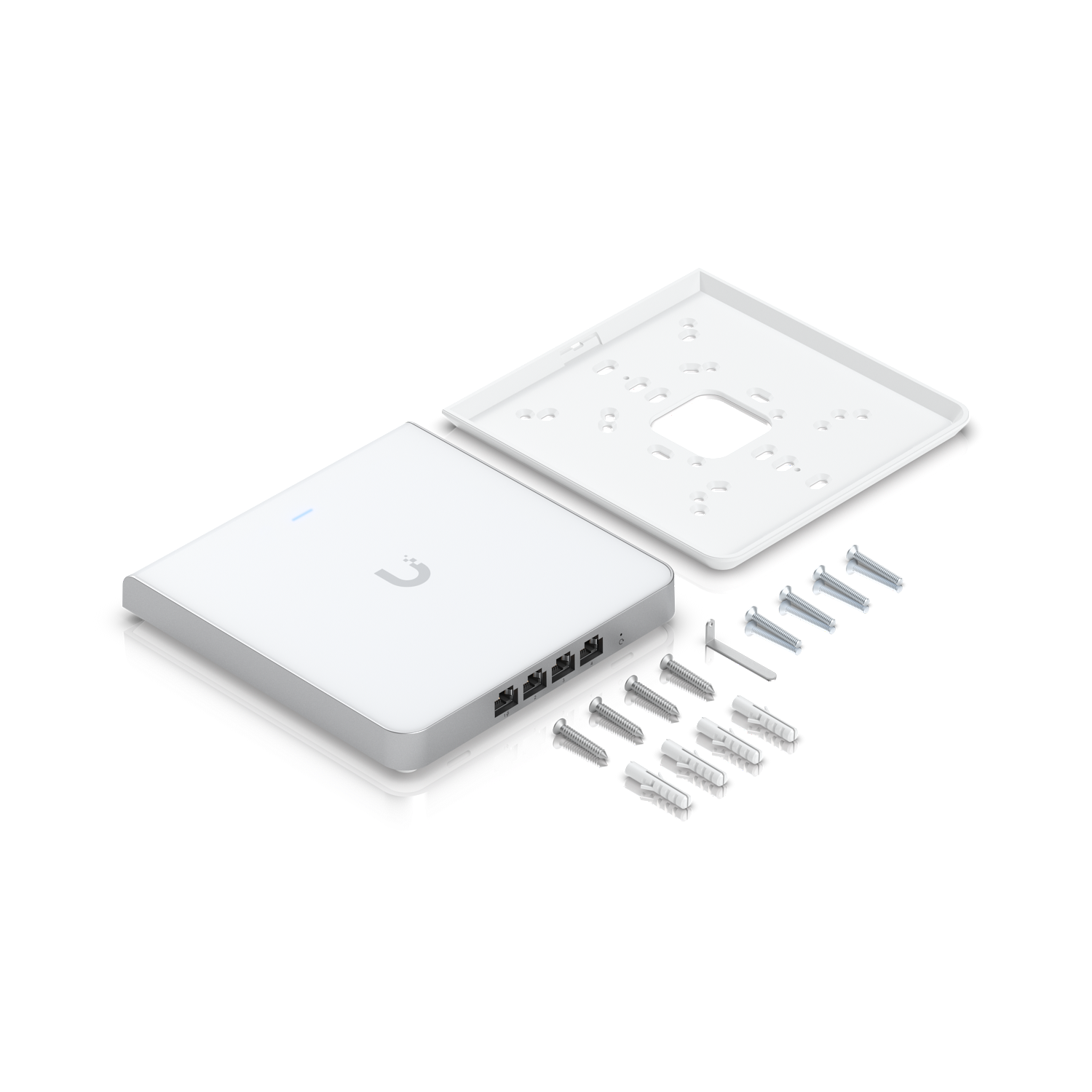 Ubiquiti UniFi U6-ENTERPRISE-IW, Punto de Acceso Inalámbrico, Wi-Fi 6E, 4 Puertos Gigabit, 2.4 GHz, 5 GHz y 6 GHz, Instalación en Pared 9