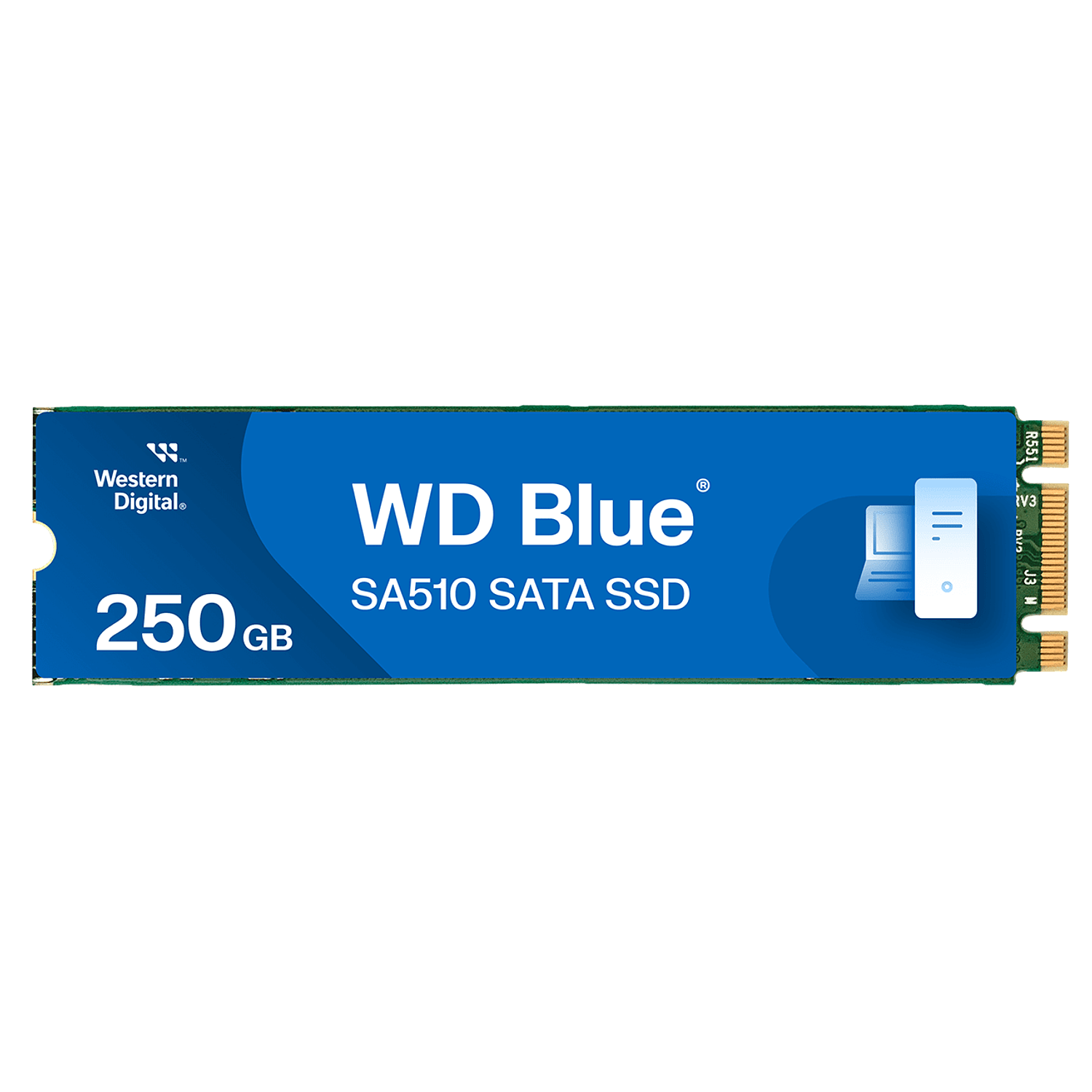 Western Digital Blue SA510, Disco SSD 250GB, SATA M.2 SSD, 3D NAND, Lectura Hasta 545MB/s, Escritura Hasta 425MB/s 1