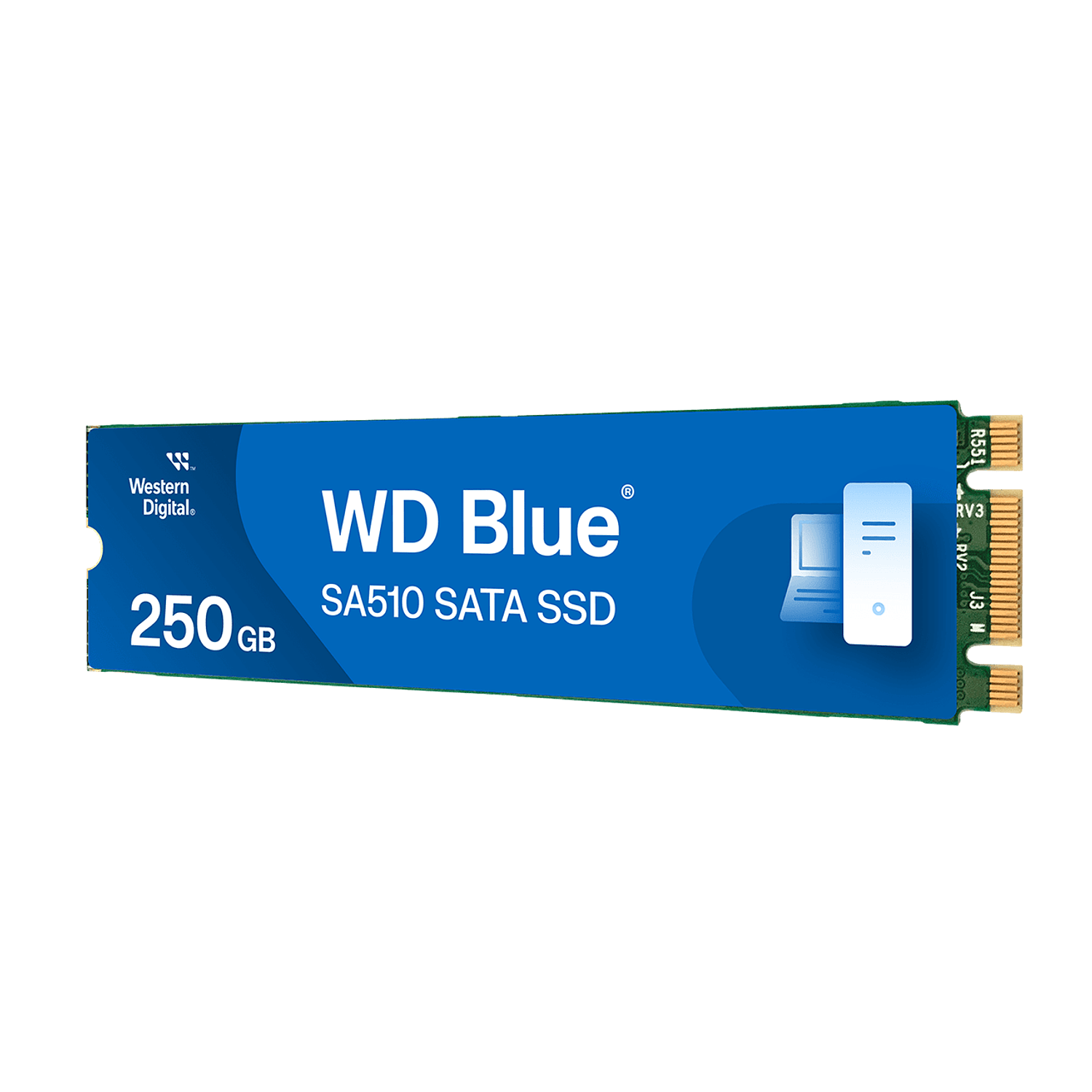 Western Digital Blue SA510, Disco SSD 250GB, SATA M.2 SSD, 3D NAND, Lectura Hasta 545MB/s, Escritura Hasta 425MB/s 2