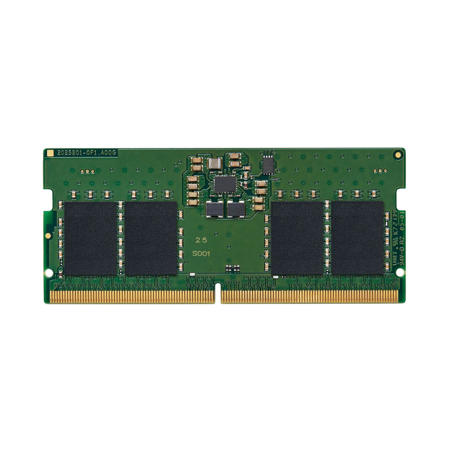 Kingston Memoria RAM DDR5, 8GB, SO-DIMM, 5600MHz PC5-44800, CL46, 1.1V, Módulo ECC sin Búfer, 262 Contactos