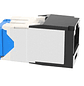 Panduit CJ6X88TGBL, Módulo Jack RJ45 , Categoría 6A, UTP, Alta Densidad, Azul - Miniatura 2