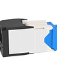 Panduit CJ6X88TGBL, Módulo Jack RJ45 , Categoría 6A, UTP, Alta Densidad, Azul - Miniatura 3