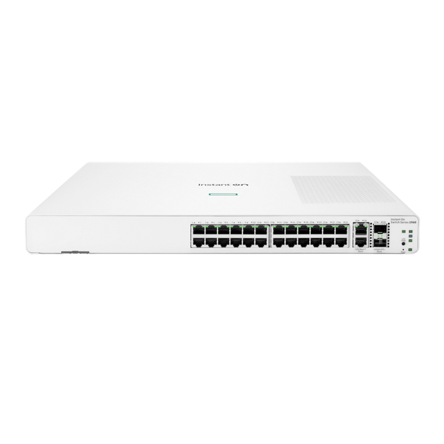 HPE Aruba Instant On 1960 24G 2XGT 2 SFP, Switch Web Gestionado de 24 Puertos Gigabit, 2 Puertos XGT, 2 SFP 1