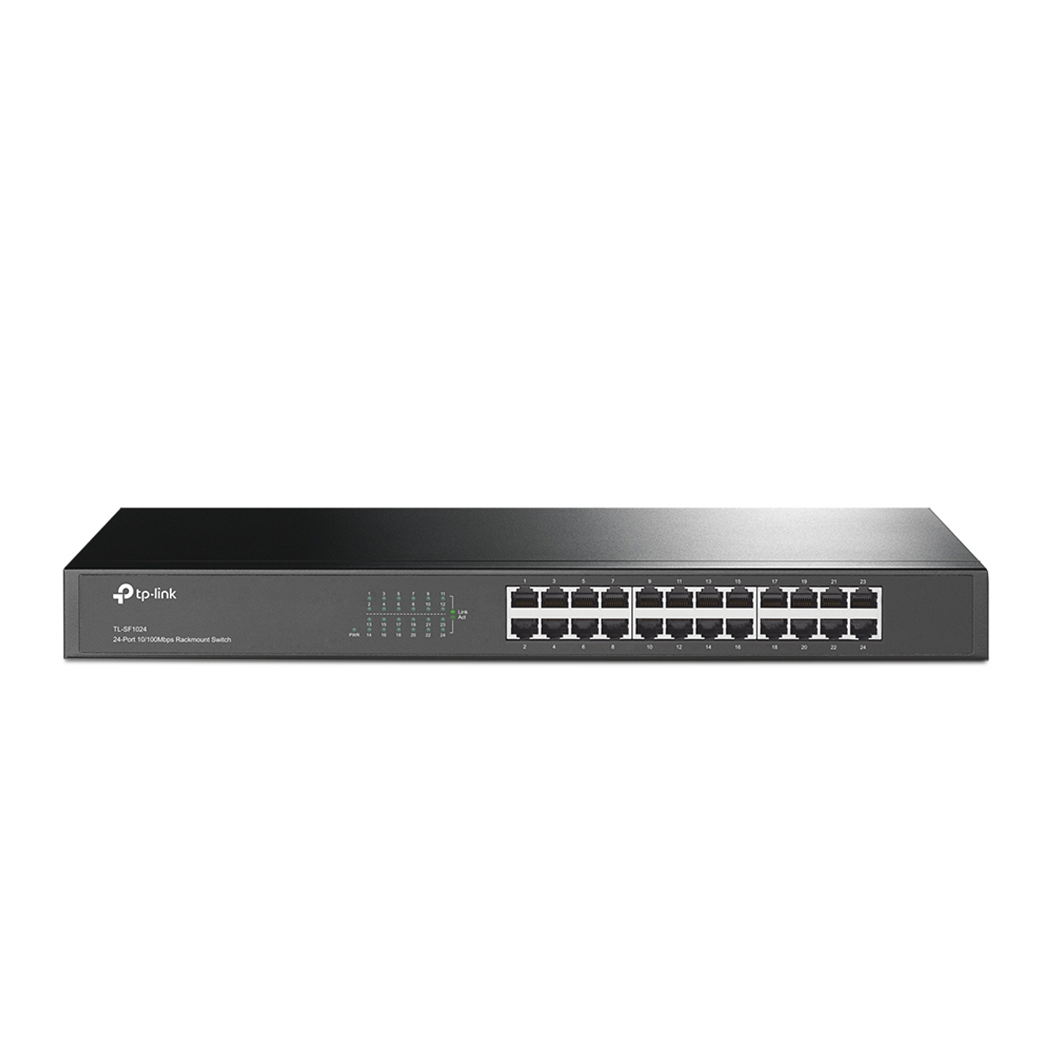 TP-Link TL-SF1024, Switch No Gestionado, 24 Puertos 10/100 Mbps, Auto MDI/MDIX, Montaje en Rack, Soporte IEEE 802.3x  1