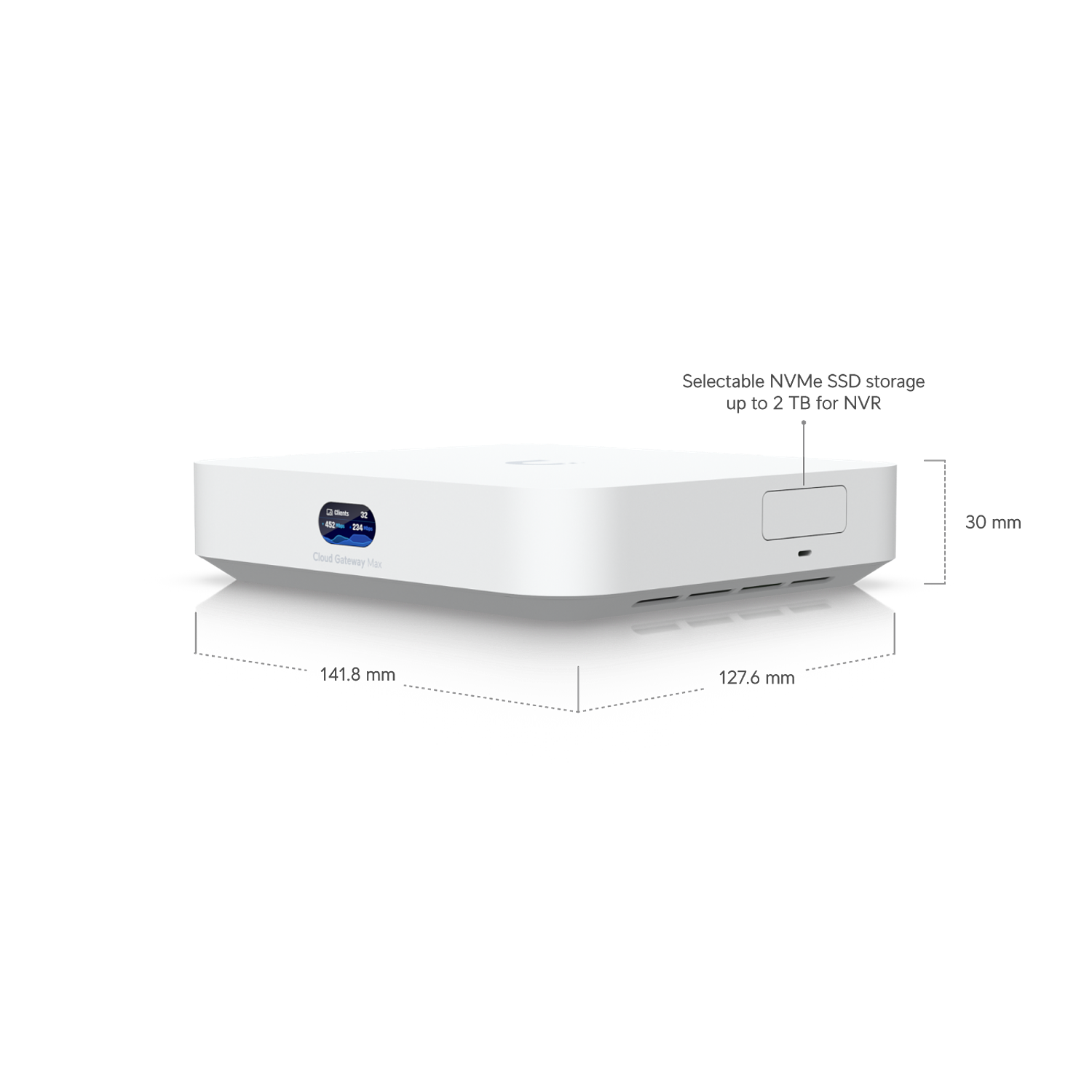 Ubiquiti Cloud Gateway UCG-MAX  Gestión Avanzada de Red, 1 Puerto WAN 2.5GbE y 4 Puertos LAN 2.5GbE 8