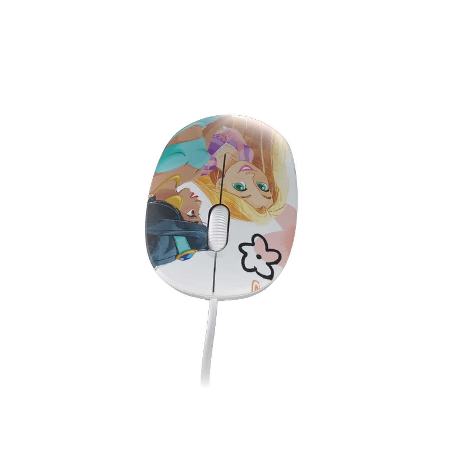 Xtech XTM-D406PS, Mouse Con Cable, Edición Disney Princesa. 1