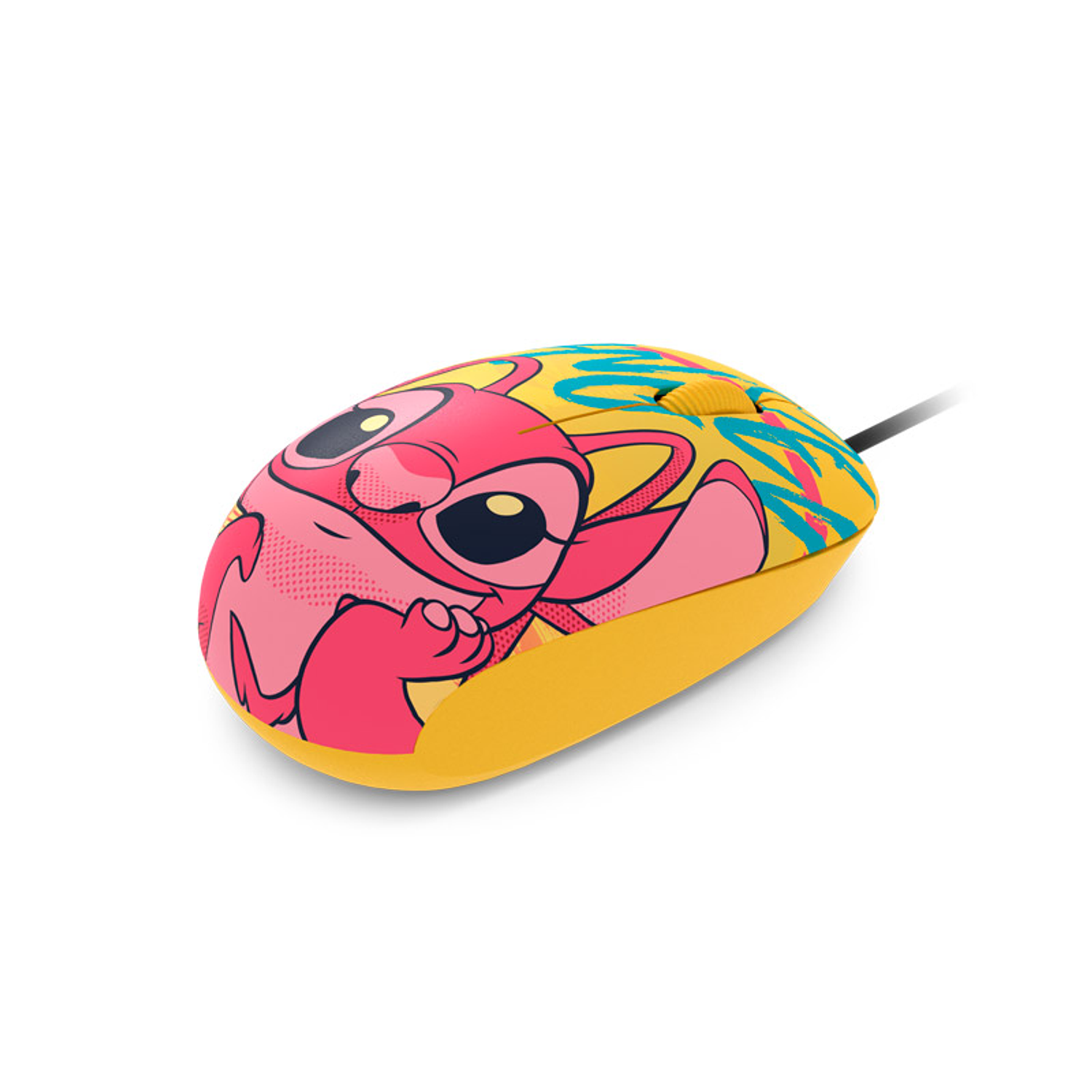 Xtech XTM-D406ST-YL, Mouse Alambrico, Disney Stitch, 1200 DPI, Color Amarillo 3