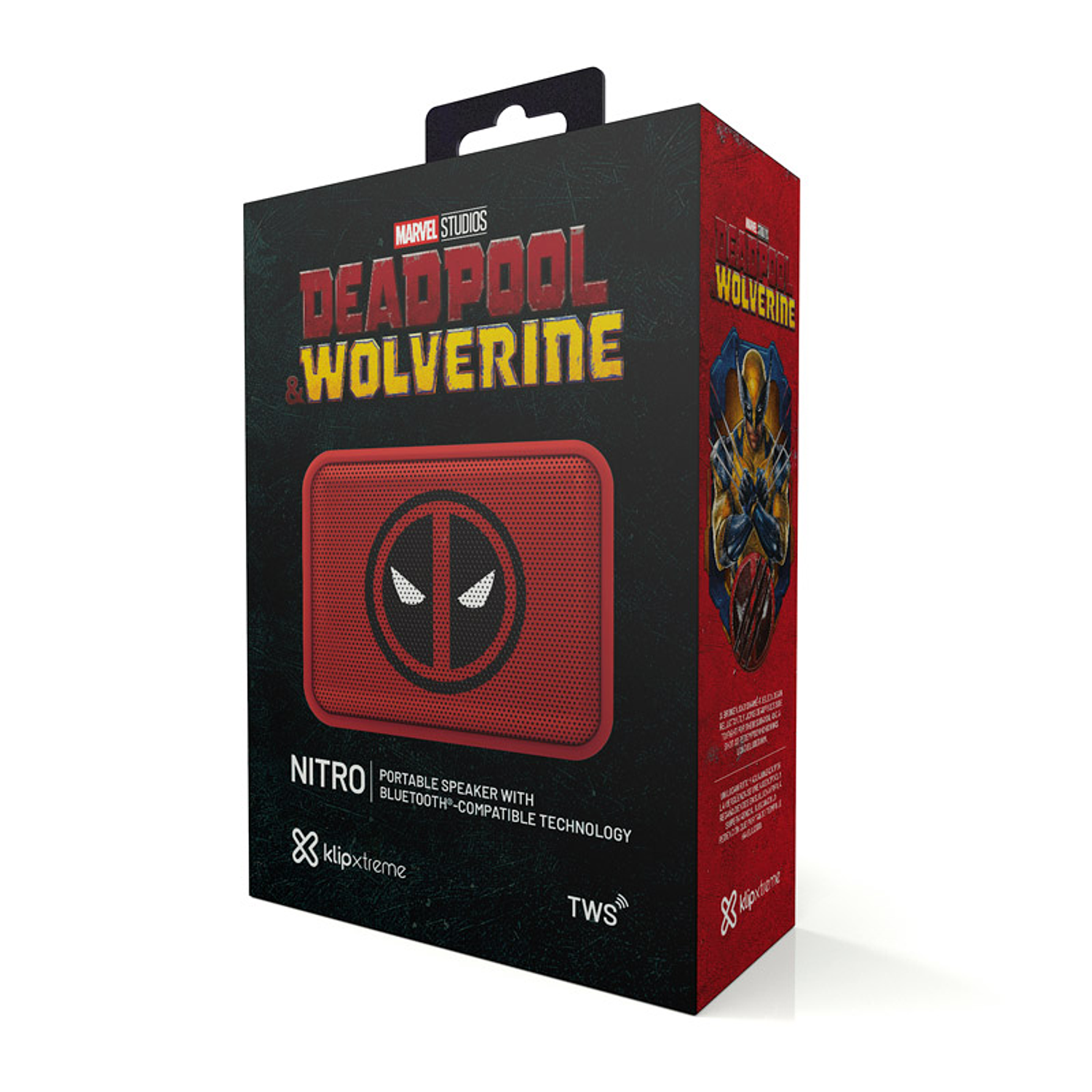 Klip Xtreme KBS-025MD-D Parlante Inalámbrico Bluetooth, Marvel Deadpool, 20 Horas de Autonomía, IPX7 6