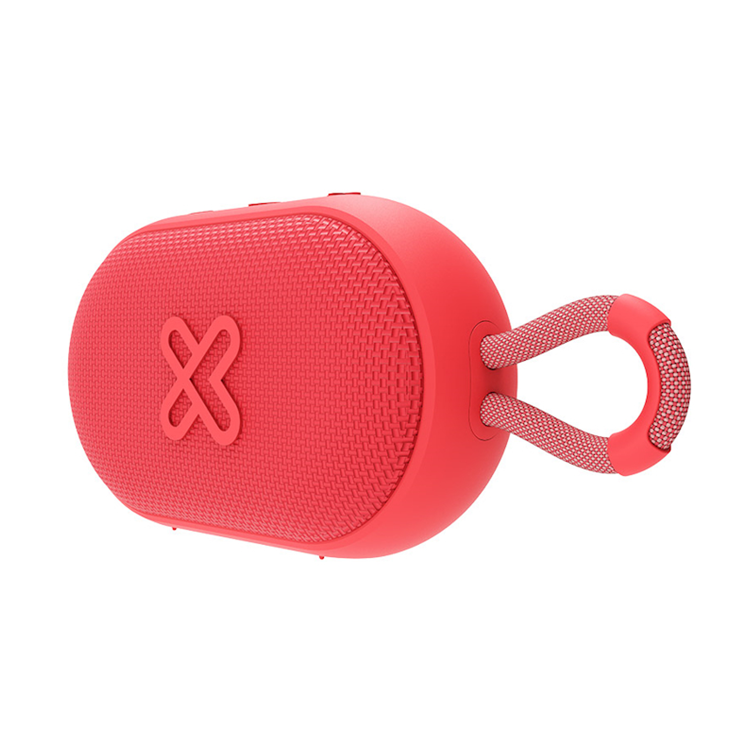 KX Spkr Wls-BT KBS-030RD, Parlante Bluetooth, 12 Horas de Autonomía, IPX7 Resistente al Agua, TWS, con Micrófono, Color Rojo 1