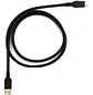 Zebra CBL-TC5X-USBC2A-01, Cable USB-A a USB-C, 1m, Carga y Comunicación, Negro - Miniatura 1