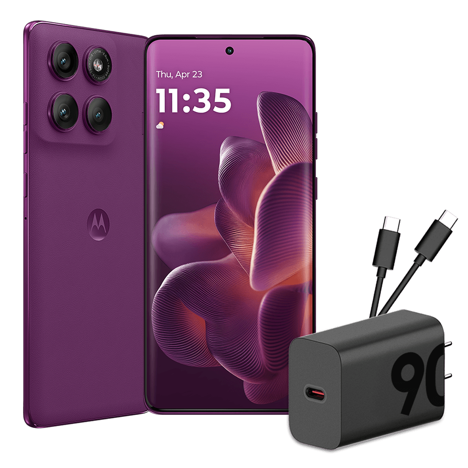 Motorola Edge 60 Pro 5G pOLED 6.7”, 12GB RAM, 512GB, 120Hz, Cámara 50MP, 6000mAh, Color Morado 2