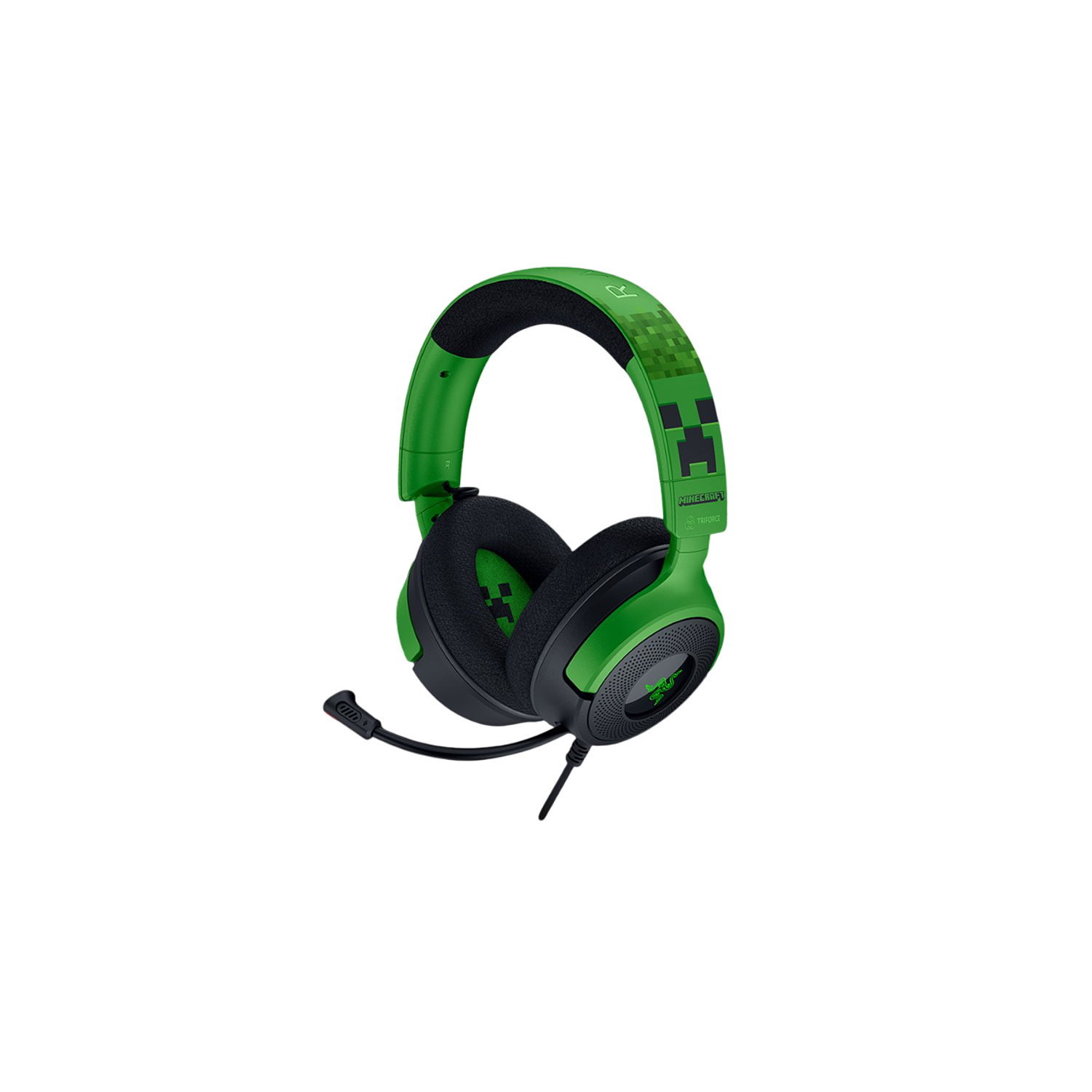 Razer Kraken, Audífonos Gamer, V4, X Minecraft, Sonido 7.1, Chroma RGB, Micrófono HyperClear, USB-C, USB-A 3