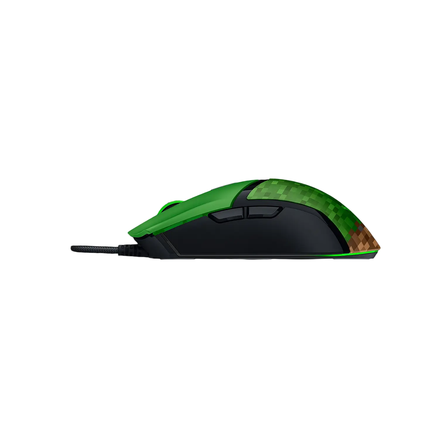 Razer Cobra, Mouse Gamer, Minecraft Edition, Cableado, 8500 DPI, 58g, Chroma RGB 2