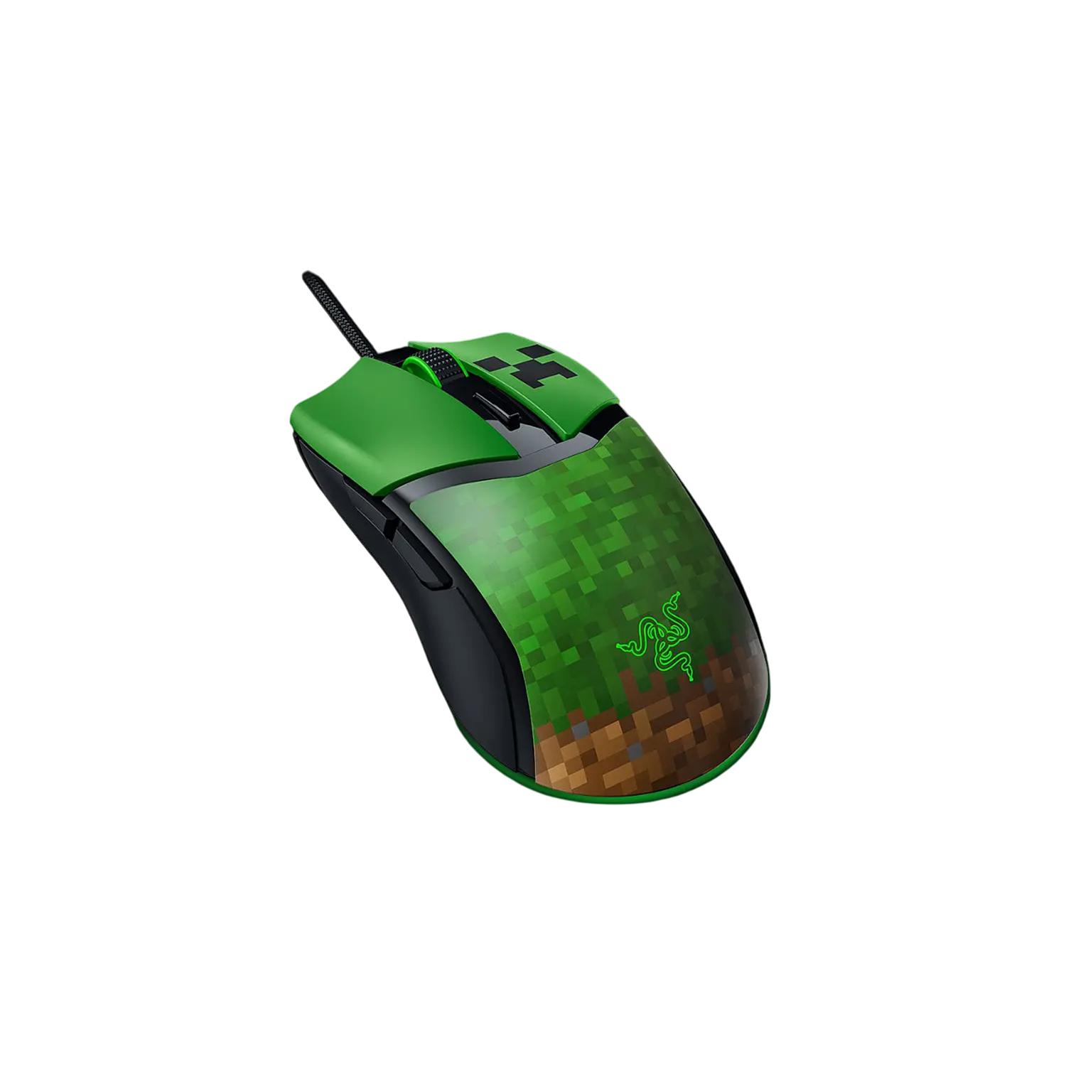Razer Cobra, Mouse Gamer, Minecraft Edition, Cableado, 8500 DPI, 58g, Chroma RGB 4