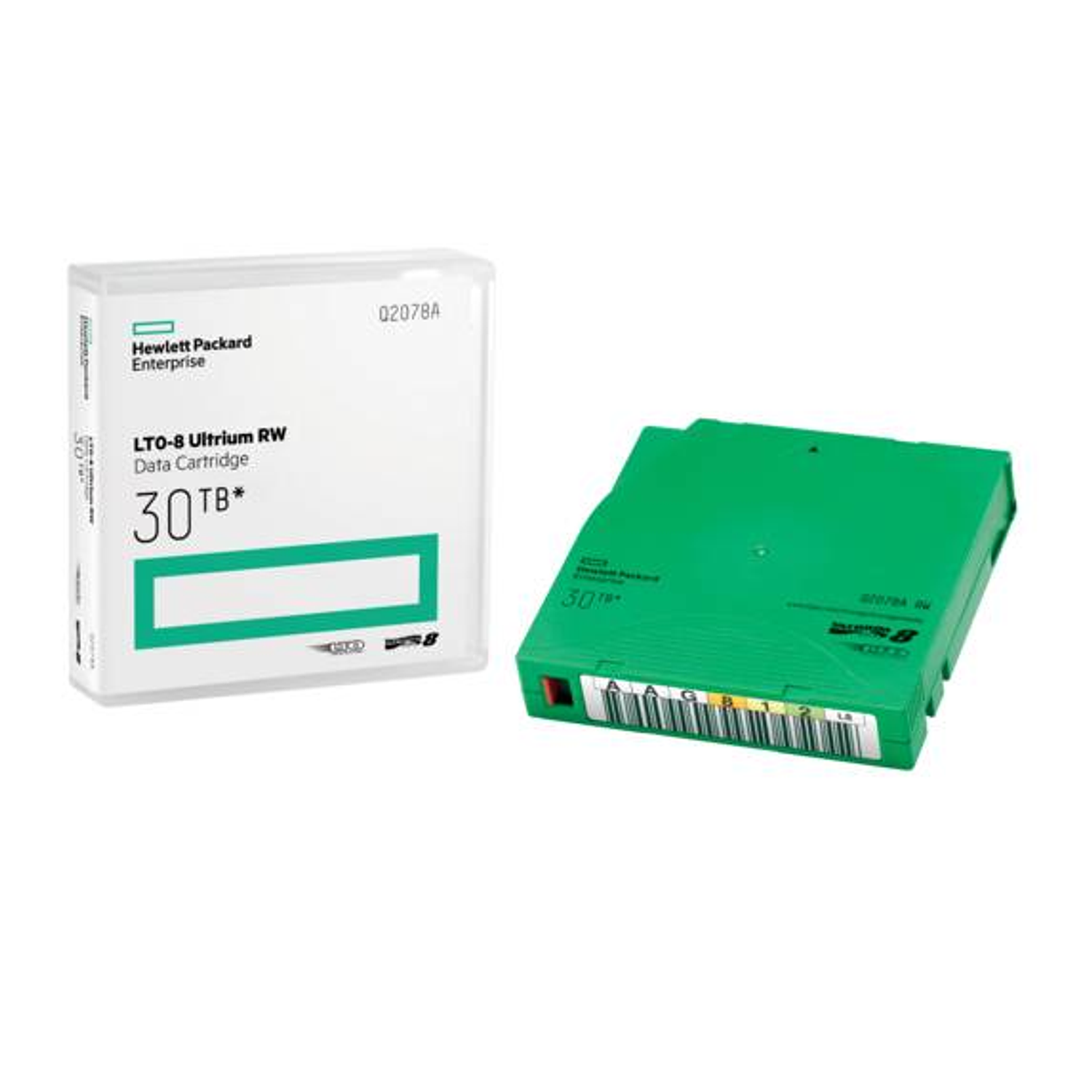 Cartucho de Datos HPE LTO-8 Ultrium, 30 TB RW, Verde 1